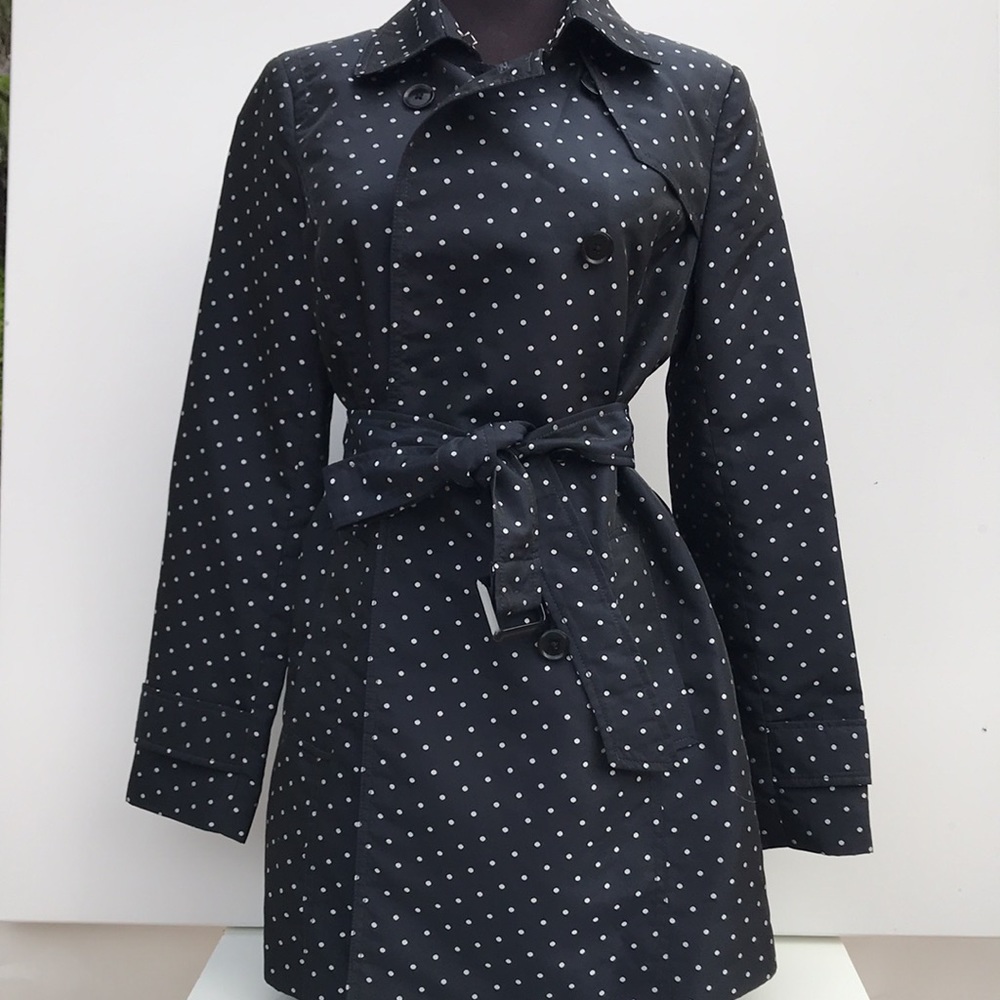 Navy Blue Raincoat Banana Republic